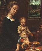 Gerard David The Madonna of the Milk Soup oil painting on canvas